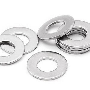 1000 Qty #8 Zinc Plated SAE Flat Washers, CR+3 RoHS Compliant - Free Shipping